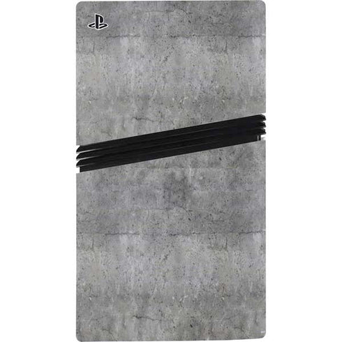 Natural Grey Concrete PS5 Pro Console Skin